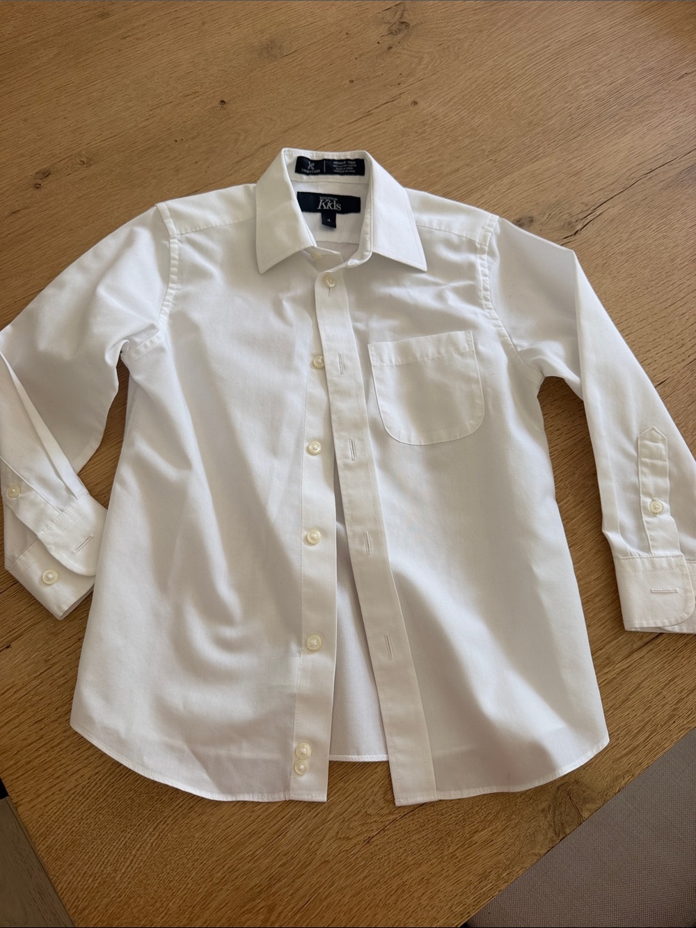 Nordstrom Boys White Button-Down Dress Shirt